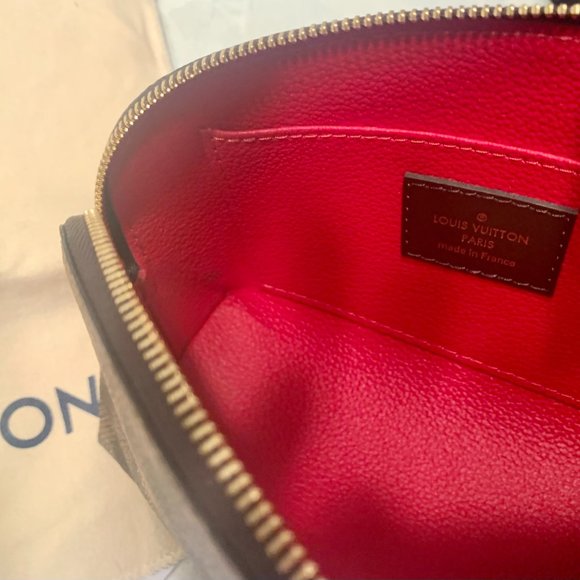 Auth Louis Vuitton Cosmetic Pouch Damier Eben - Picture 9 of 11